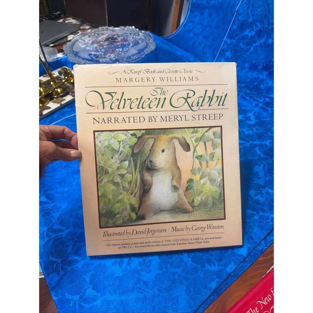The Velveteen Rabbit‎ Book and Cassette Meryl Streep George Winston 1985 Knopf